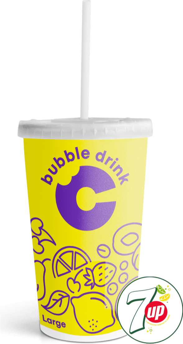 Напій розливний My Bubble 7 UP Large (Сімі)