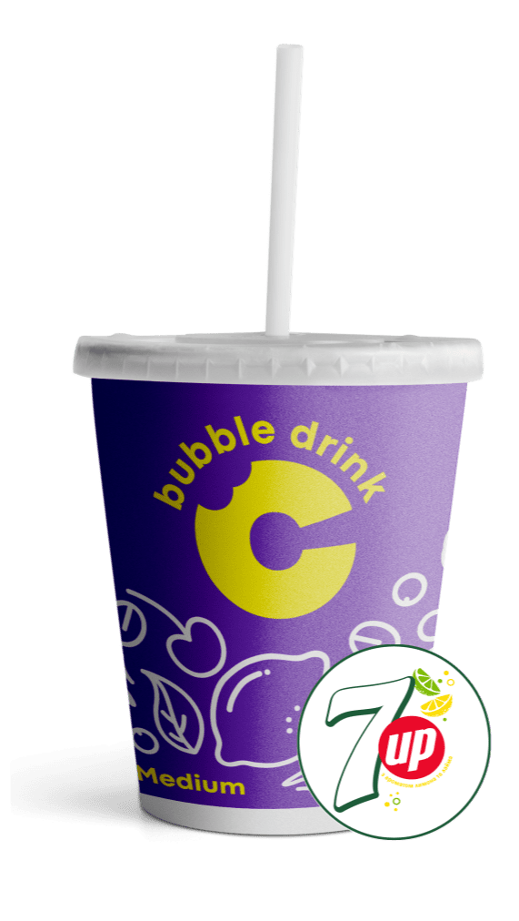 Напій розливний My Bubble 7 UP Medium (Сімі)