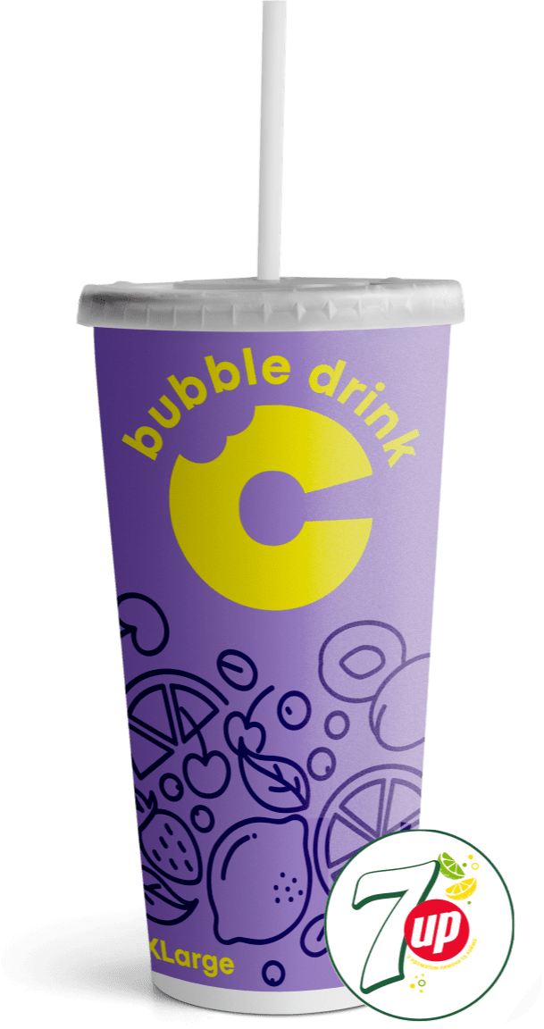 Напій розливний My Bubble 7 UP XLarge (Сімі)