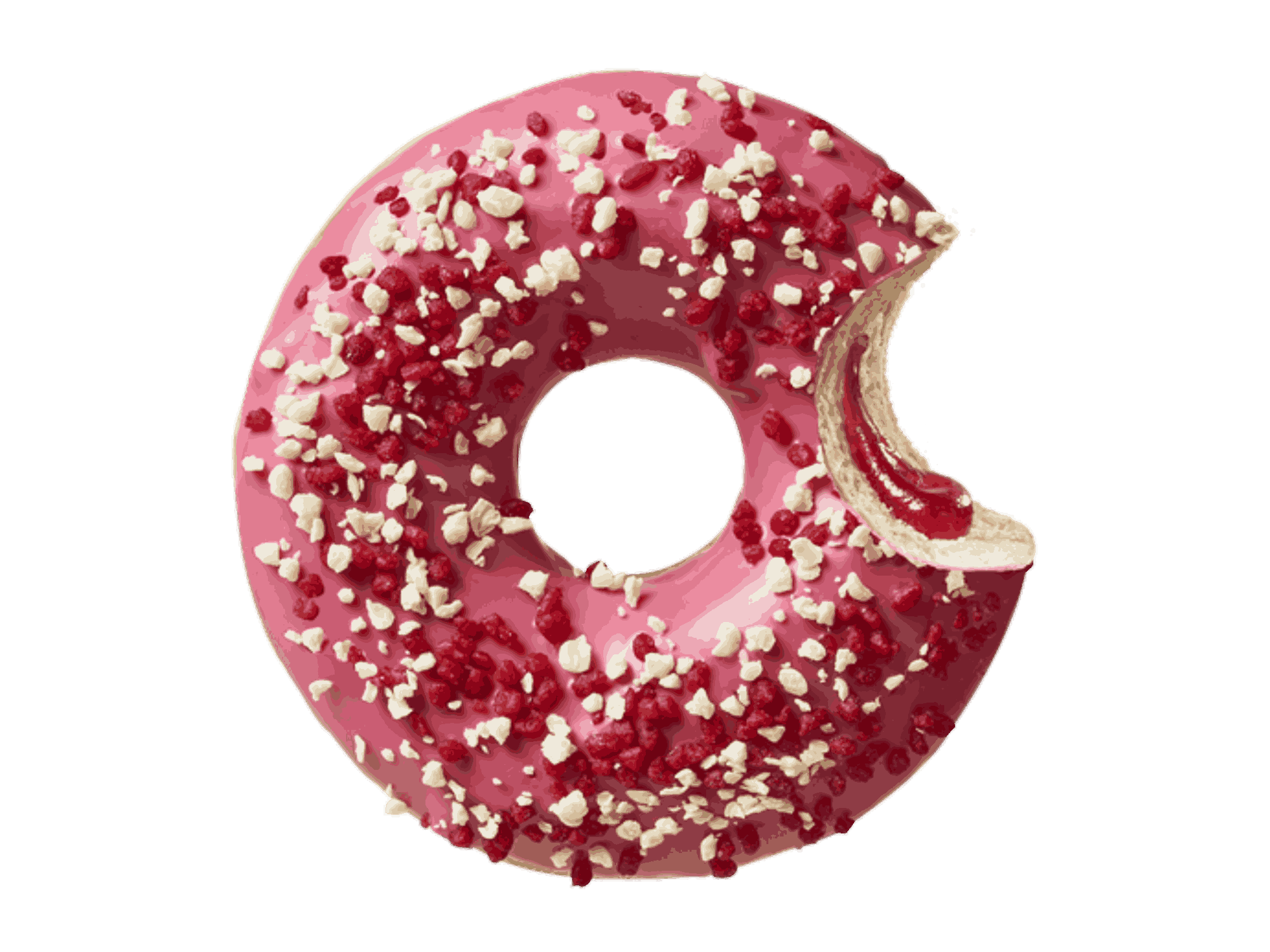 Донат “BERRY WHITE” (Сімі)